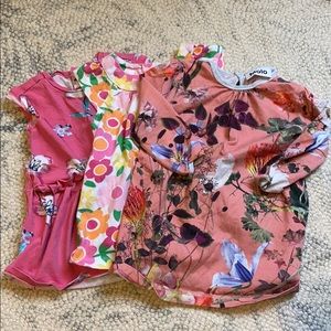 Bundle of 3 Dresses and 2 shirts!